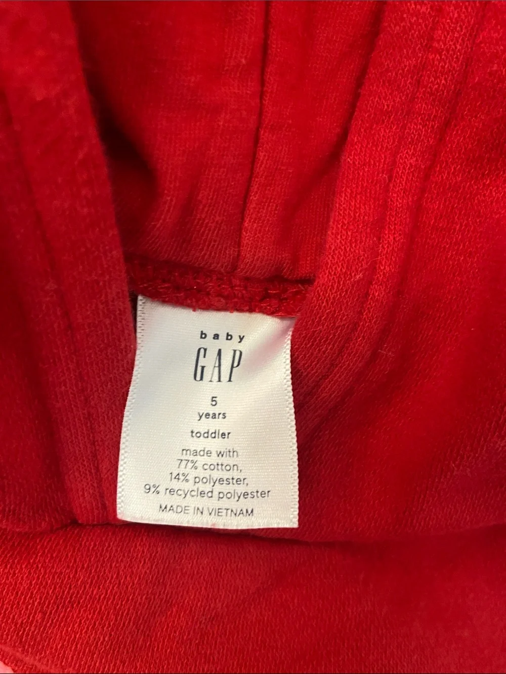 GAP Kids 5T Pink Fleece Pullover & Red Heart Hoodie with Black Leggings